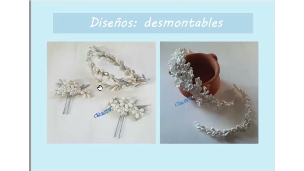 Taller Tocados en porcelana Parte 2