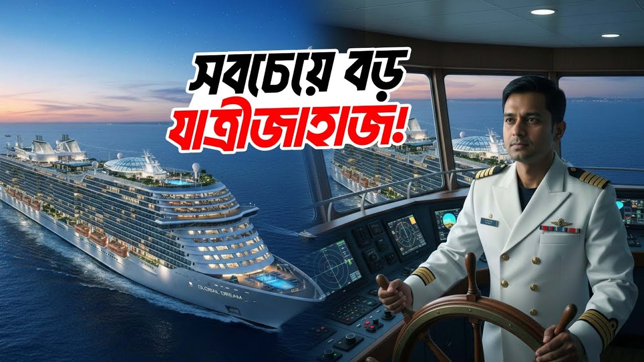পৃথিবীর সবচেয়ে বড় যাত্রীবাহী জাহাজ আইকন অব দি সী!