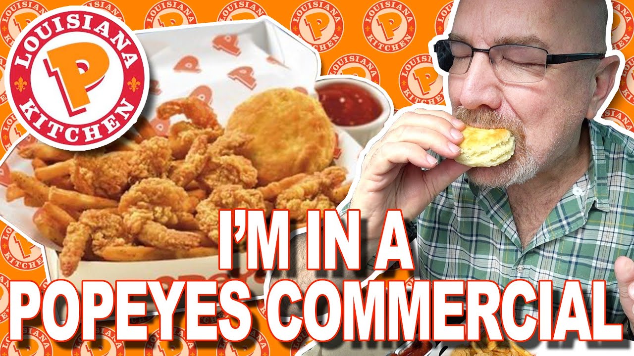 Popeyes Butterfly Shrimp Tackle Box & 🍤 I'M IN A POPEYES COMMERCIAL 🍤