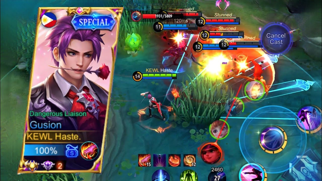 HASTE GUSION WITH ULTRA FAST HAND! | MLBB