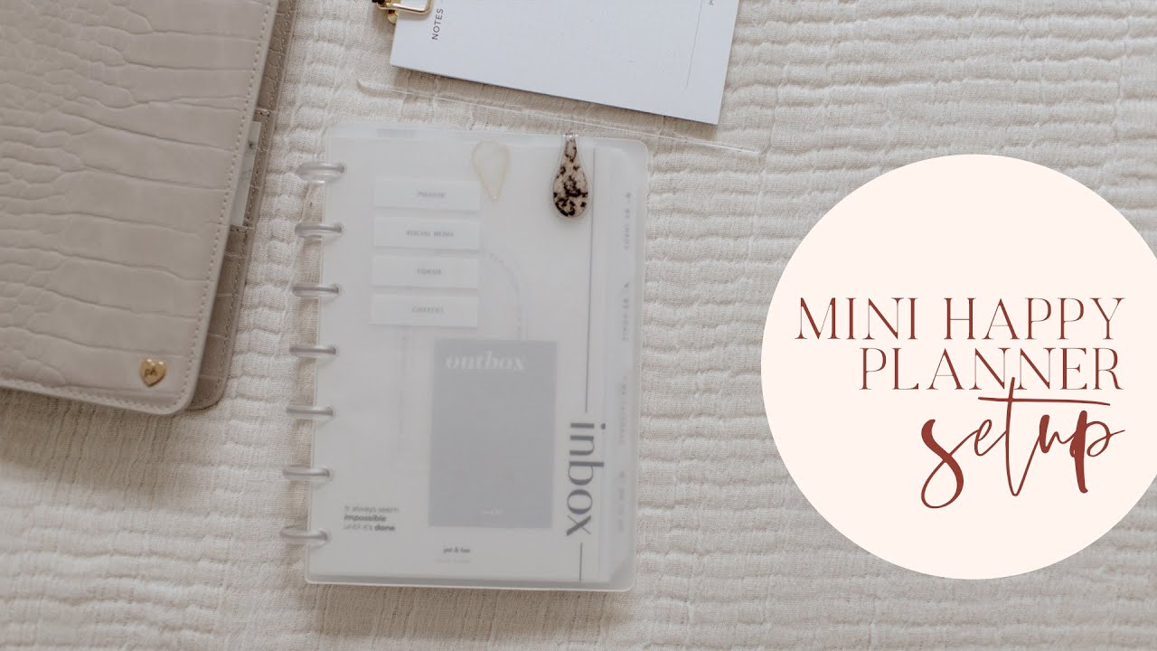 Mini Happy Planner Setup