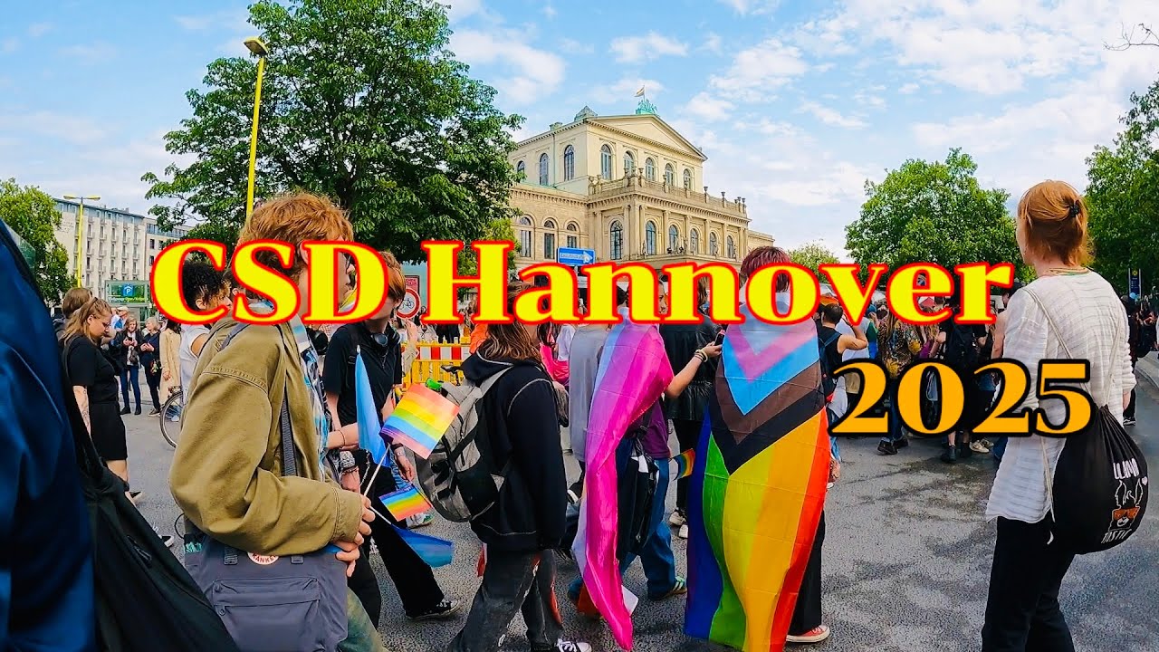CSD-Demonstration & Straßenfest in Hannover 2025🏳️‍🌈