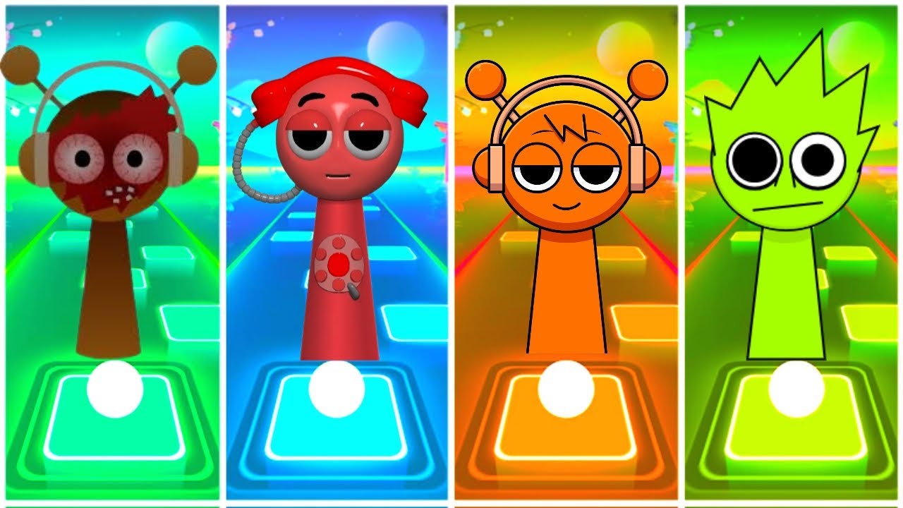 SPRUNKI 🆚 Telephone Sprunki 🆚 Sprunki ABANDONED 🆚 Sprunki Tiles Hop Edm-Rush 