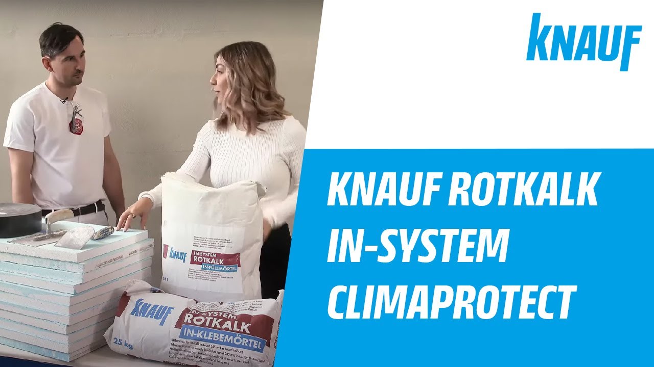 Knauf Rotkalk in-System Climaprotect – So geht Innendämmung