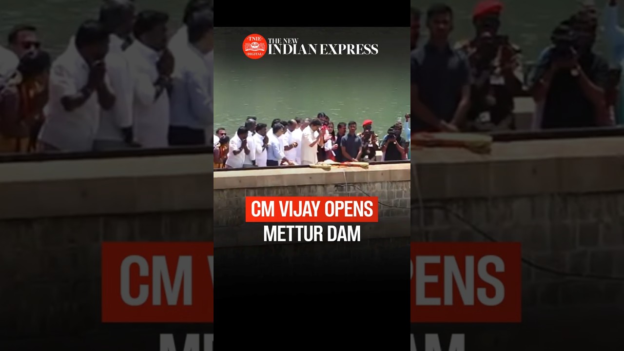 TN CM Vijay opens sluices of Mettur dam, releases Cauvery water for Delta irrigation