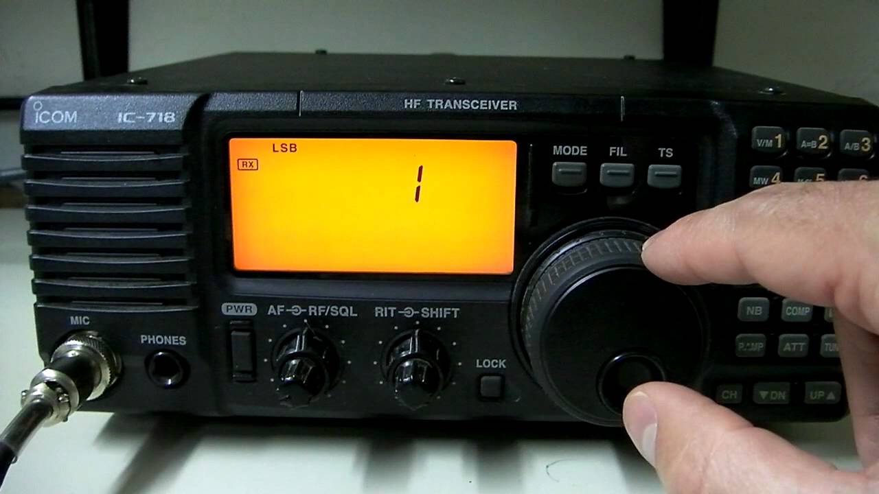 Icom IC-718 HF Radio Overview & CB Mod Info