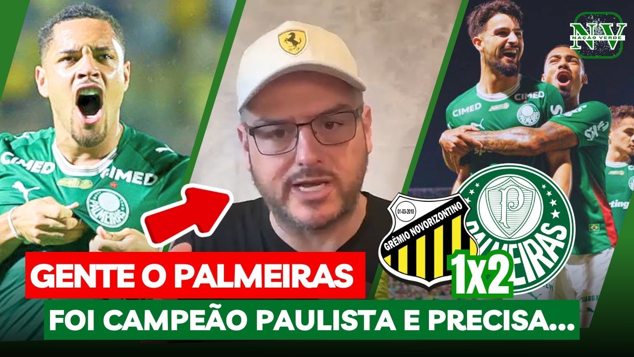 Rica Perrone SURPREENDE! e ELOGIA! Palmeiras CAMPEÃO! más APONTA! Novorizontino 1x2 Palmeiras!