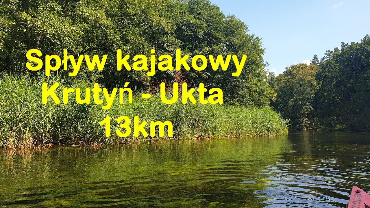 Spływ kajakowy Krutyń - Ukta 13 km