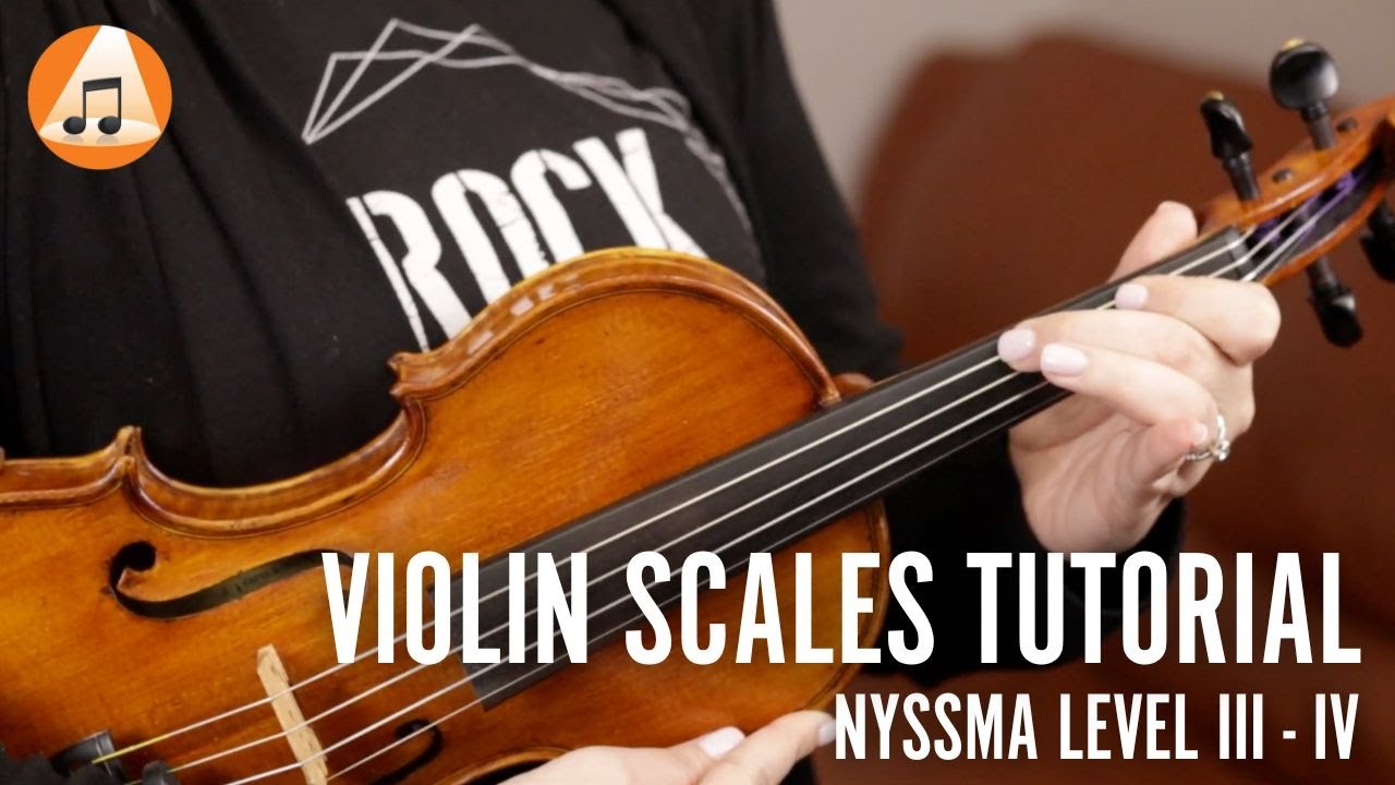NYSSMA Level III - IV Violin Scales Tutorial