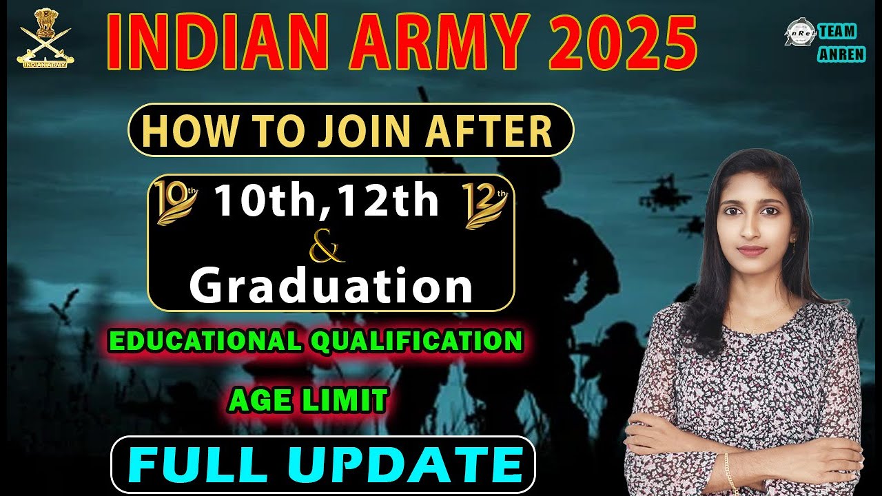 🛑Indian army full details📌10th,+2 & Graduation ശേഷം ആർമിയിൽ എങ്ങനെ join ചെയ്യാം✅👆🏻