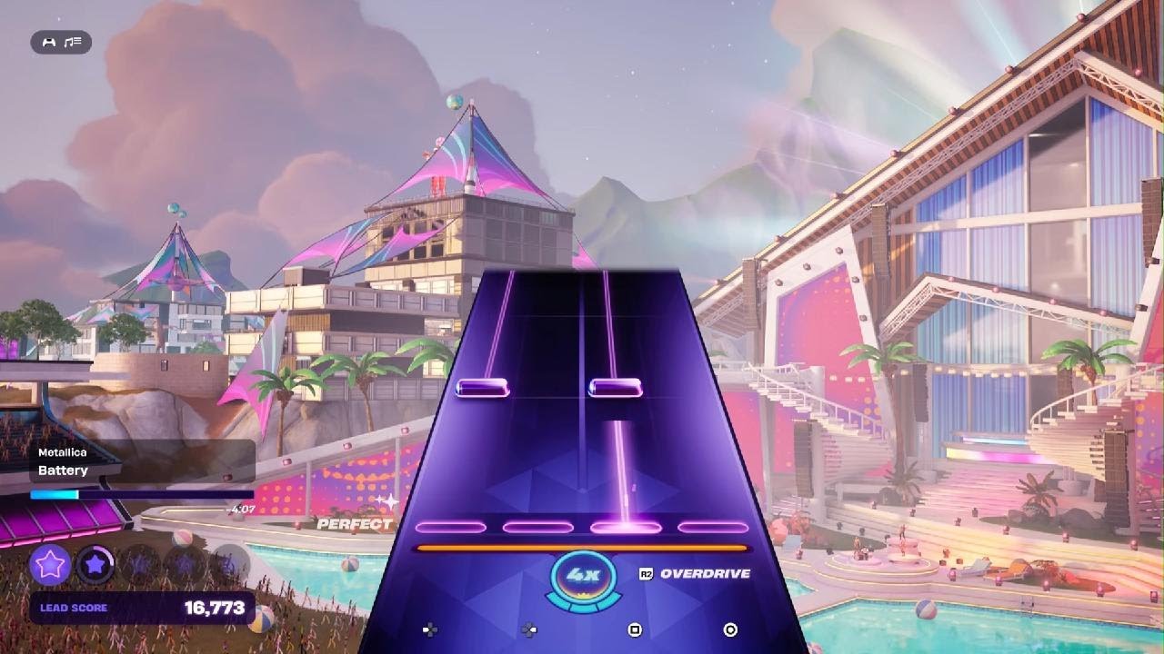 Fortnite Festival - Metallica - Battery (Hard Lead Difficulty)