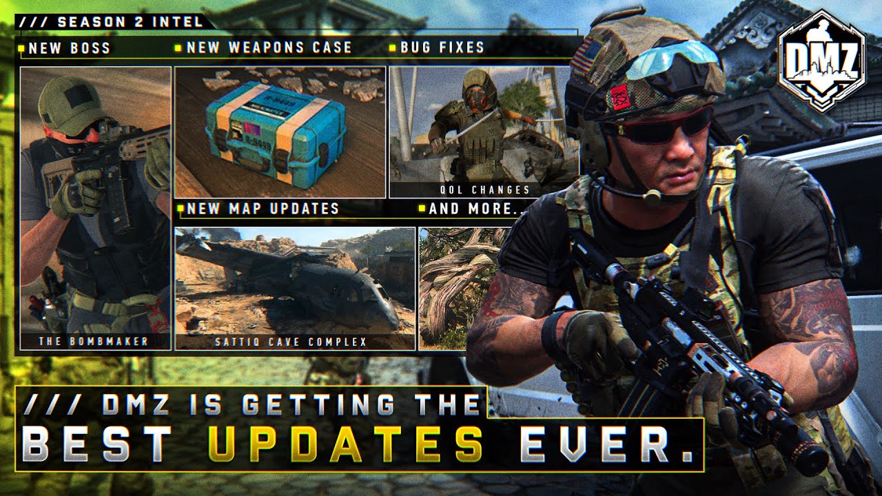 DMZ is Changing FOREVER After Season 2&hellip; (NEW Bosses, Weapon Cases, Map Updates & MORE)