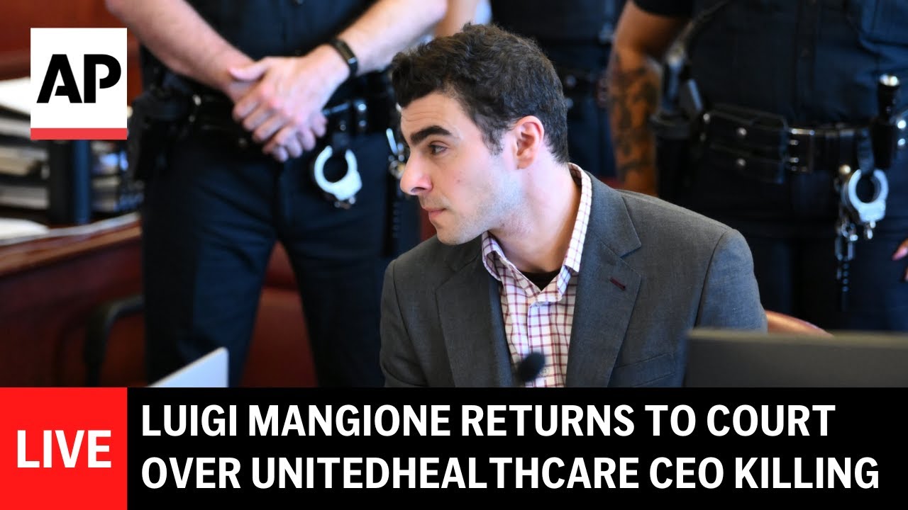 LIVE: Luigi Mangione in court for hearing in UnitedHealthcare CEO killing