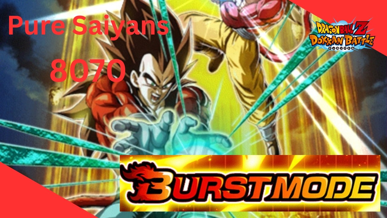 Burst Battle (8070 points Pure Saiyan's) | Dokkan Battle