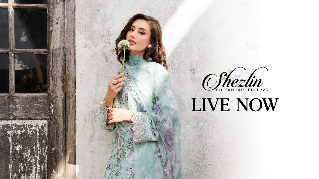 Aabyaan chikankari lawn 2026