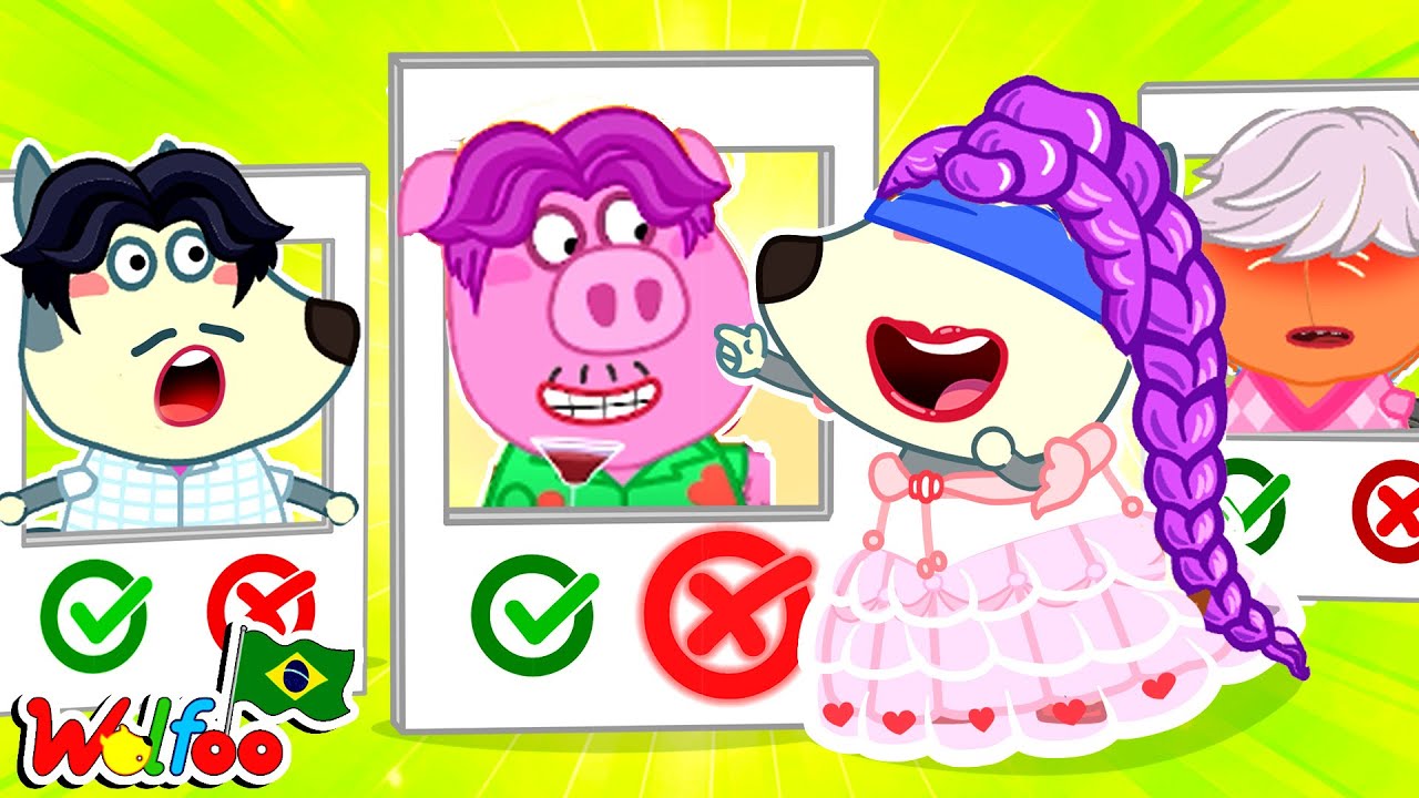 Jogo do Casamento Cego?! 👰🤵 Wolfoo e a Família em Festa | Wolfoo em Português