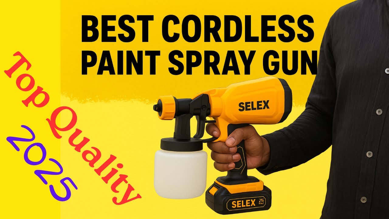  SELEX Cordless Paint Spray Machine 2025 Review & Price | Best Spray Gun for Home & Workshop