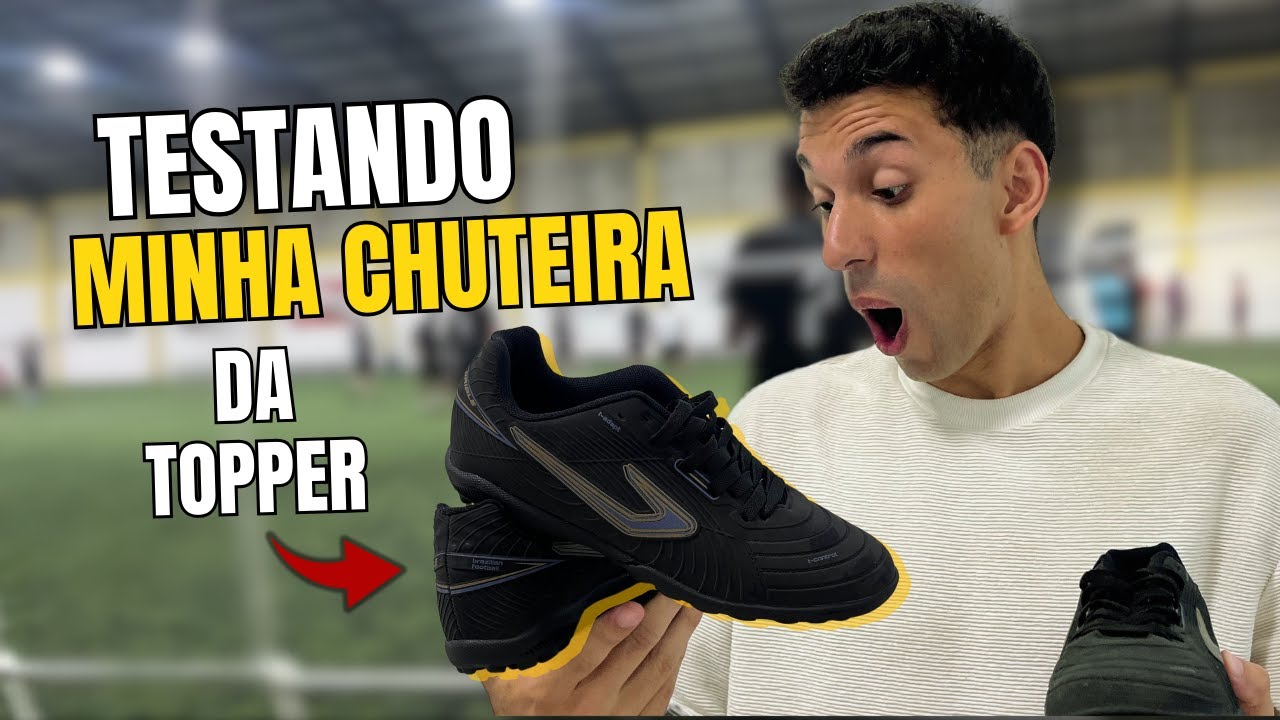 VALE A PENA??? Testando Minha Nova Chuteira da Topper em JOGO REAL!