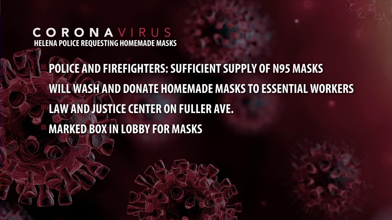 Helena Police asking for homemade surgical masks