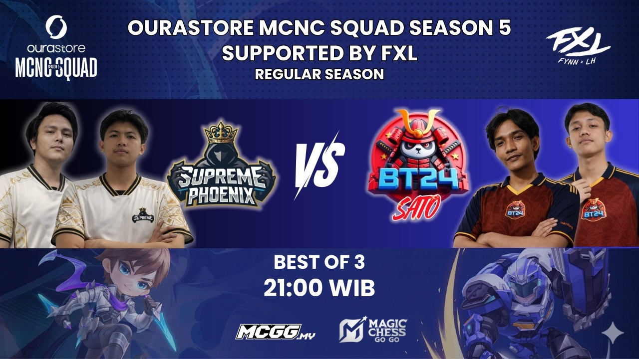LIVE: OURASTORE MCNC SQUAD S5 SUPPORTED BY FXL | SUPREME PHOENIX vs BT24 SATO | MATCHDAY 14