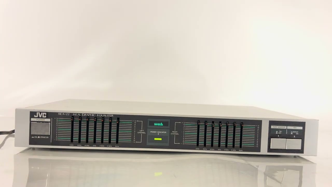 JVC SEA-22 7-Band Graphic Equalizer | Silver