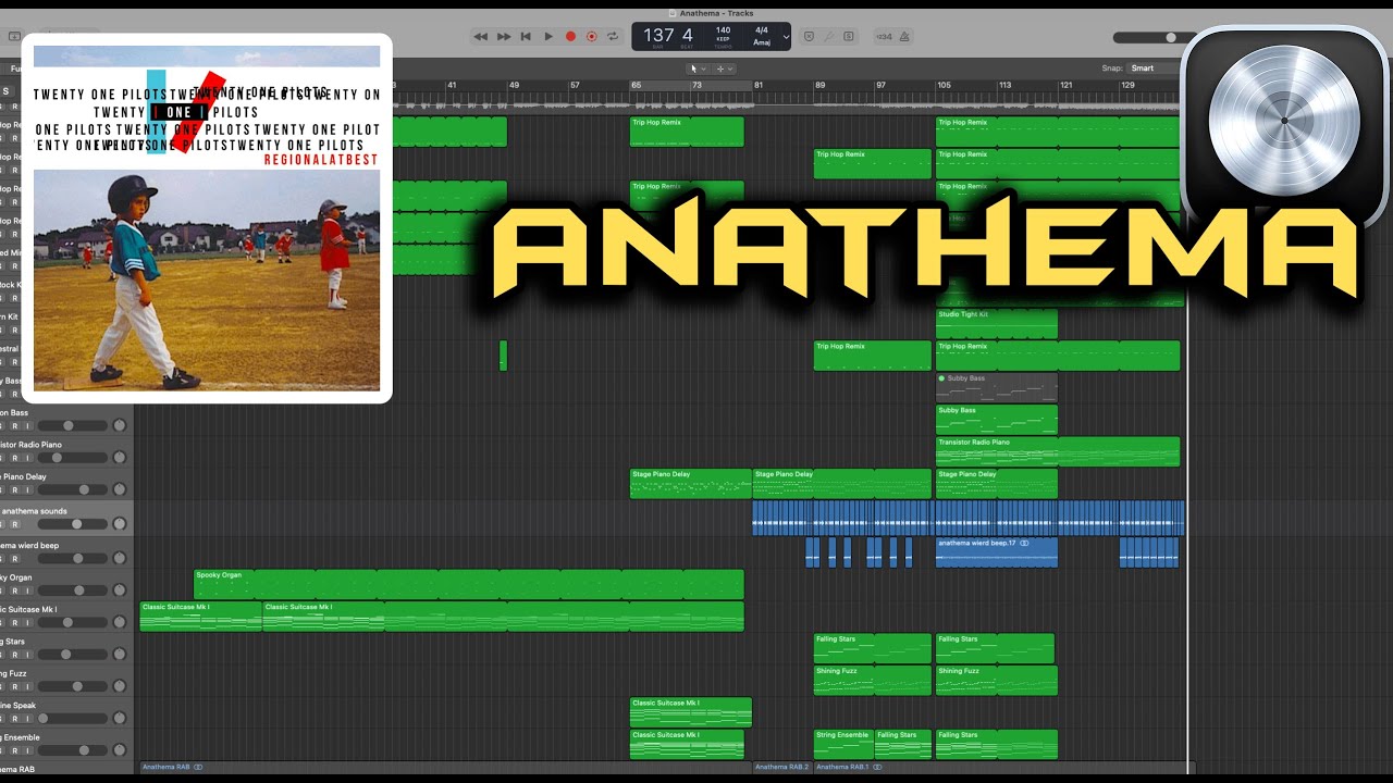 twenty one pilots - Anathema (Logic Pro Remake)