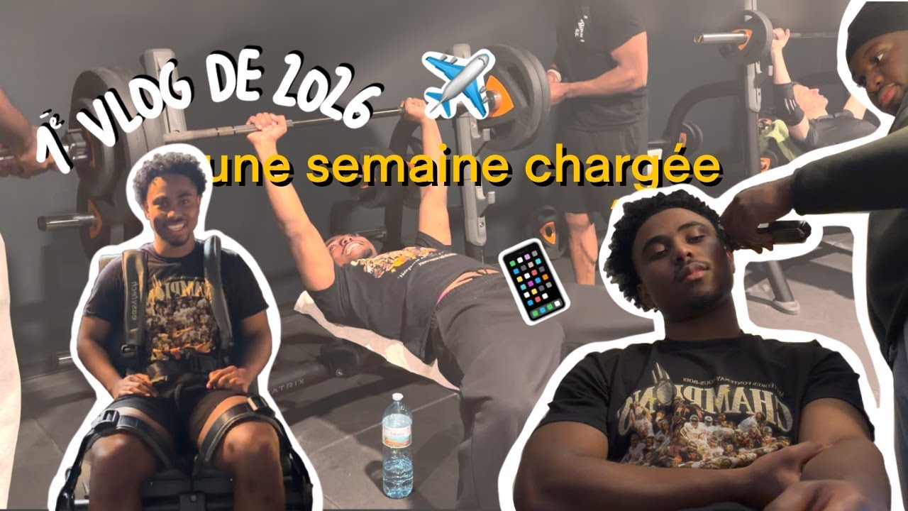 Weekly Vlog : Un début d'année intense (Gym, Test, Préparation de vacances...)
