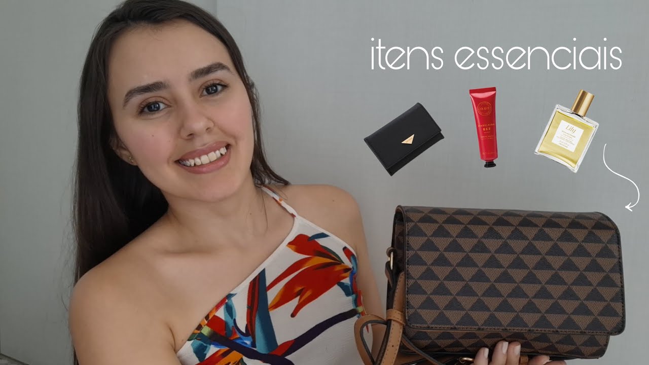 BOLSA nova + itens ESSENCIAIS que levo atualmente  👜✨️