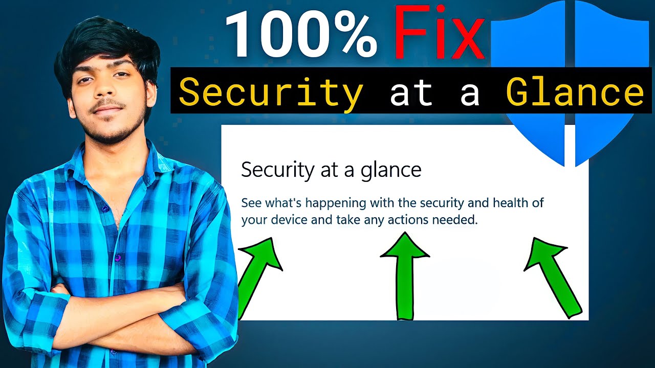 How To Fix Windows Defender Security at a Glance | Windows defender not opening problem solved 💯