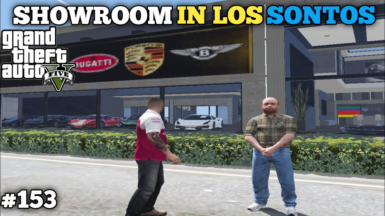 MICHAEL BIGGEST CAR SHOWROOM IN CITY | GTA V GAMEPLAY #gta5 #153