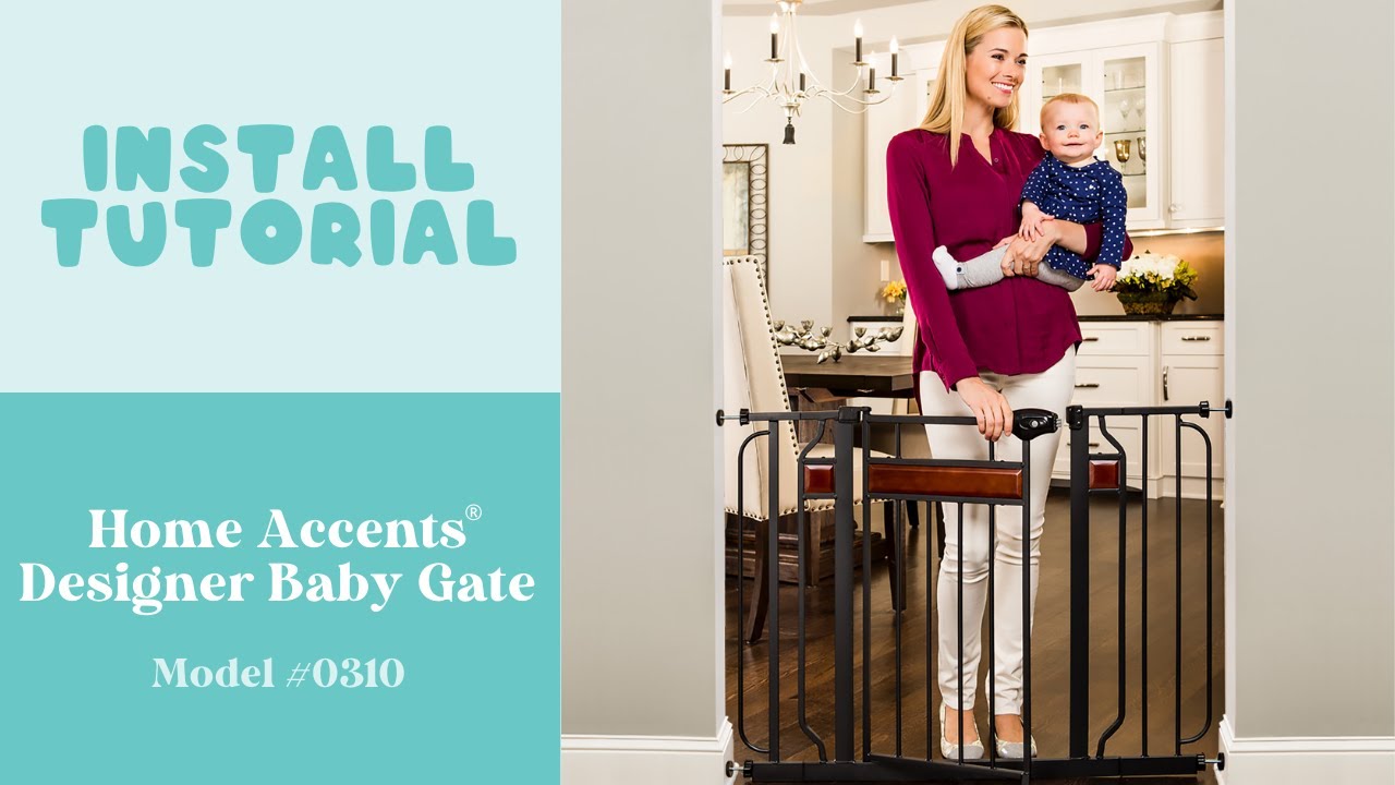 Home Accents® Designer Baby Gate | Install Tutorial