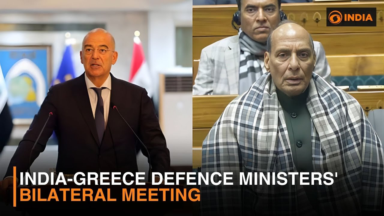 Greek Defence Minister Nikos Dendias Visits India for Bilateral Talks
