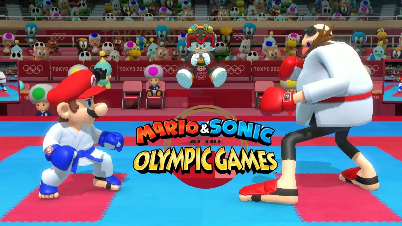 Mario & Sonic At The Olympic Games Tokyo 2020 Karate ( Hard ) Gameplay Mario ++++ Daisy ( Switch ) n