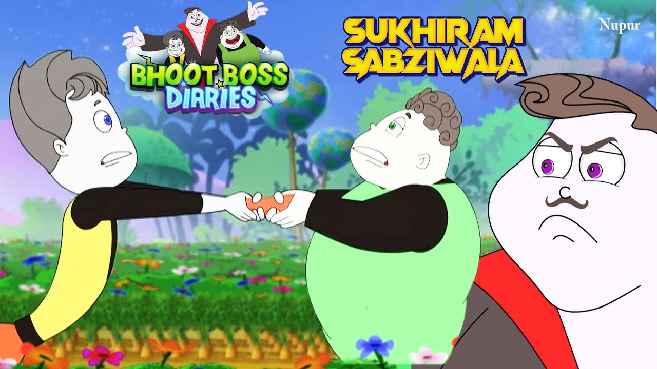 Thakela और Pakela ने Bhoot Boss के🍎🍉Fruit को किया तबाह I Moral Stories For Kids I Bhoot Boss Diaries