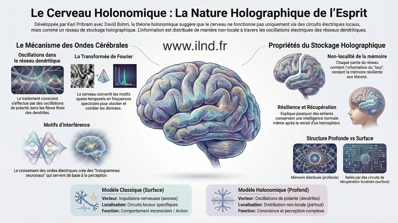 La théorie du cerveau holonomique de Karl Pribram !