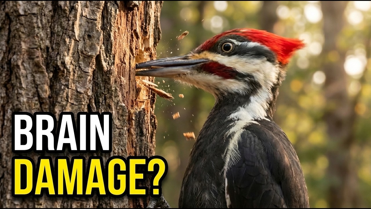 How Do Woodpeckers Not Get Brain Damage?