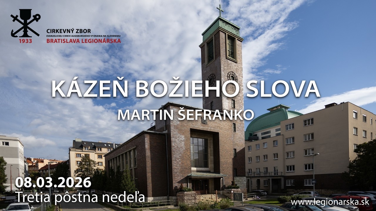 Kázeň - Martin Šefranko - 08,03.2026 - Tretia pôstna nedeľa