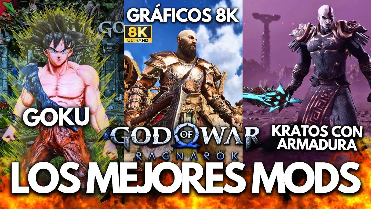 Los MODS M&aacute;s LOCOS para God of War Ragnarok 🔥