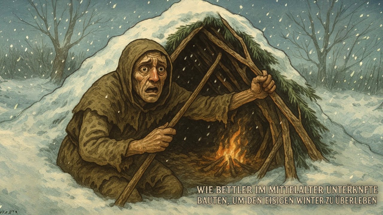 Wie Bettler im Mittelalter Unterkünfte bauten, um den eisigen Winter zu überleben