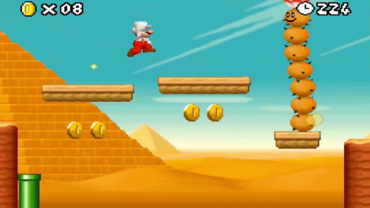【10時間耐久】砂漠 - ニュー スーパーマリオブラザーズ New Super Mario Bros.-OST Extended Desert 10 Hours  BGM