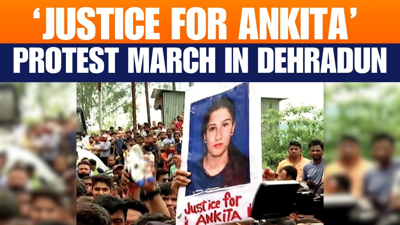 People protest in Dehradun demanding justice in the 2022 Ankita Bhandari murder case | Uttarakhand