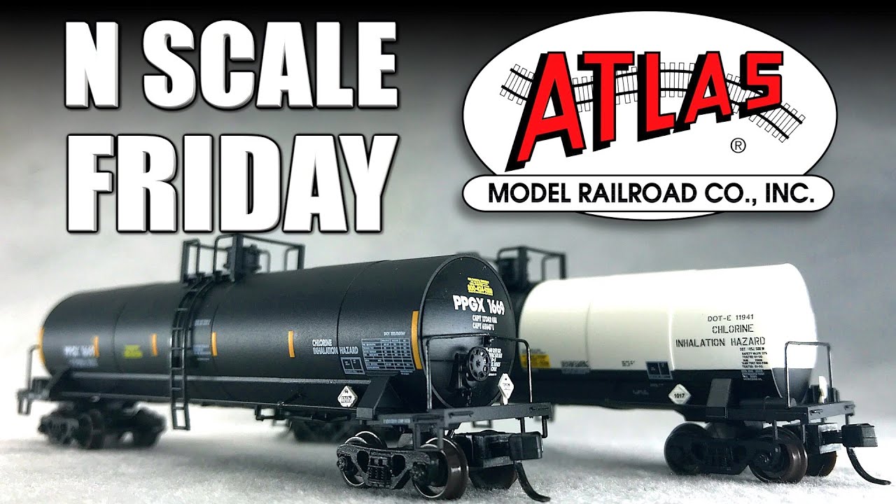 ACF 17,360 Gallon Tank Cars Atlas N Scale Friday