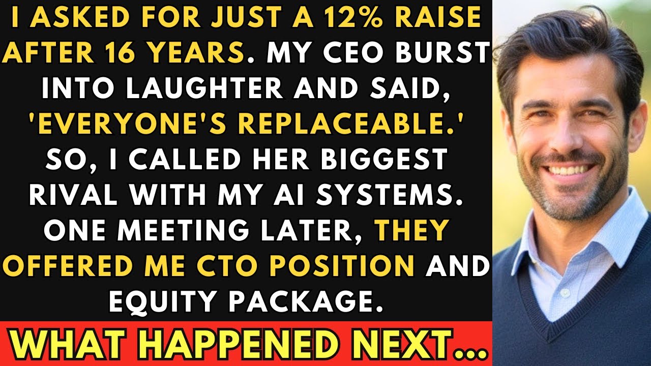 My CEO Laughed at My 12% Raise Request—I Took My AI Systems to Her Rival..