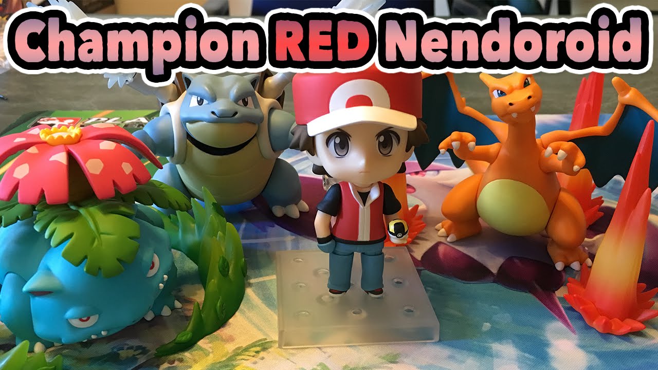 Pokémon Trainer Red: Champion Ver. Nendoroid Figure Unboxing!