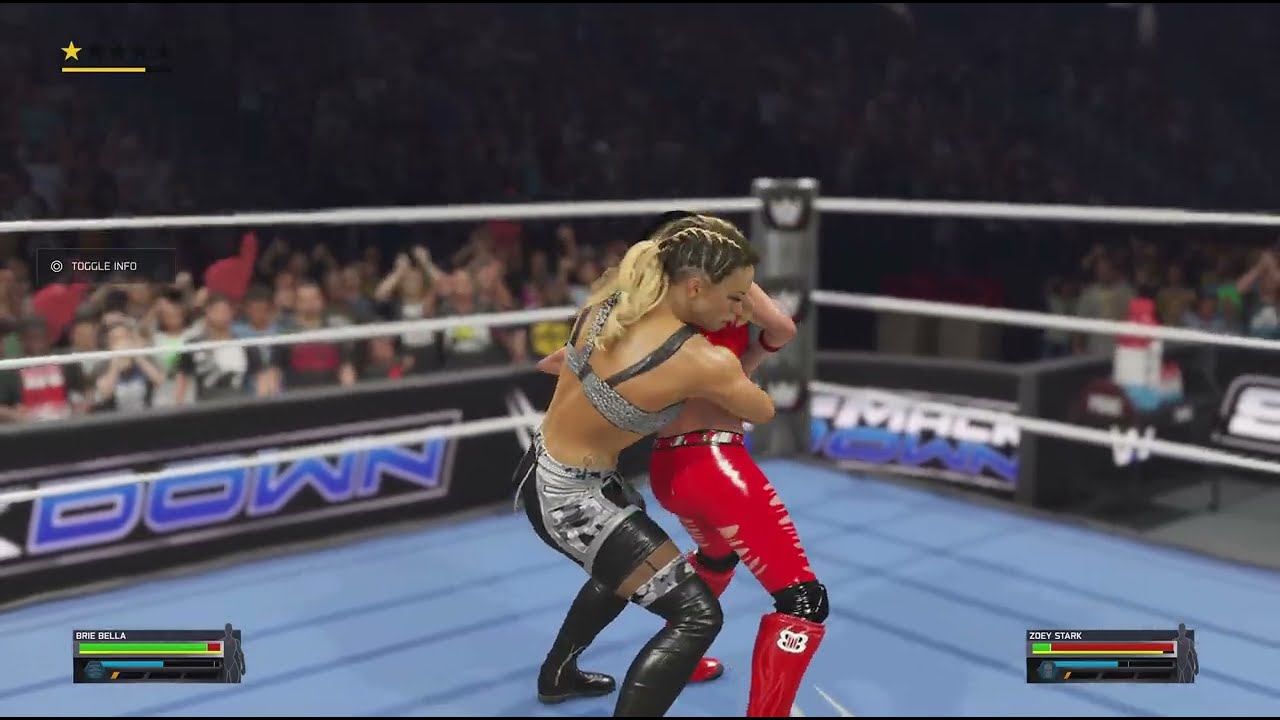 WWE 2K25 SmackDown Brie Bella vs. Zoey Stark