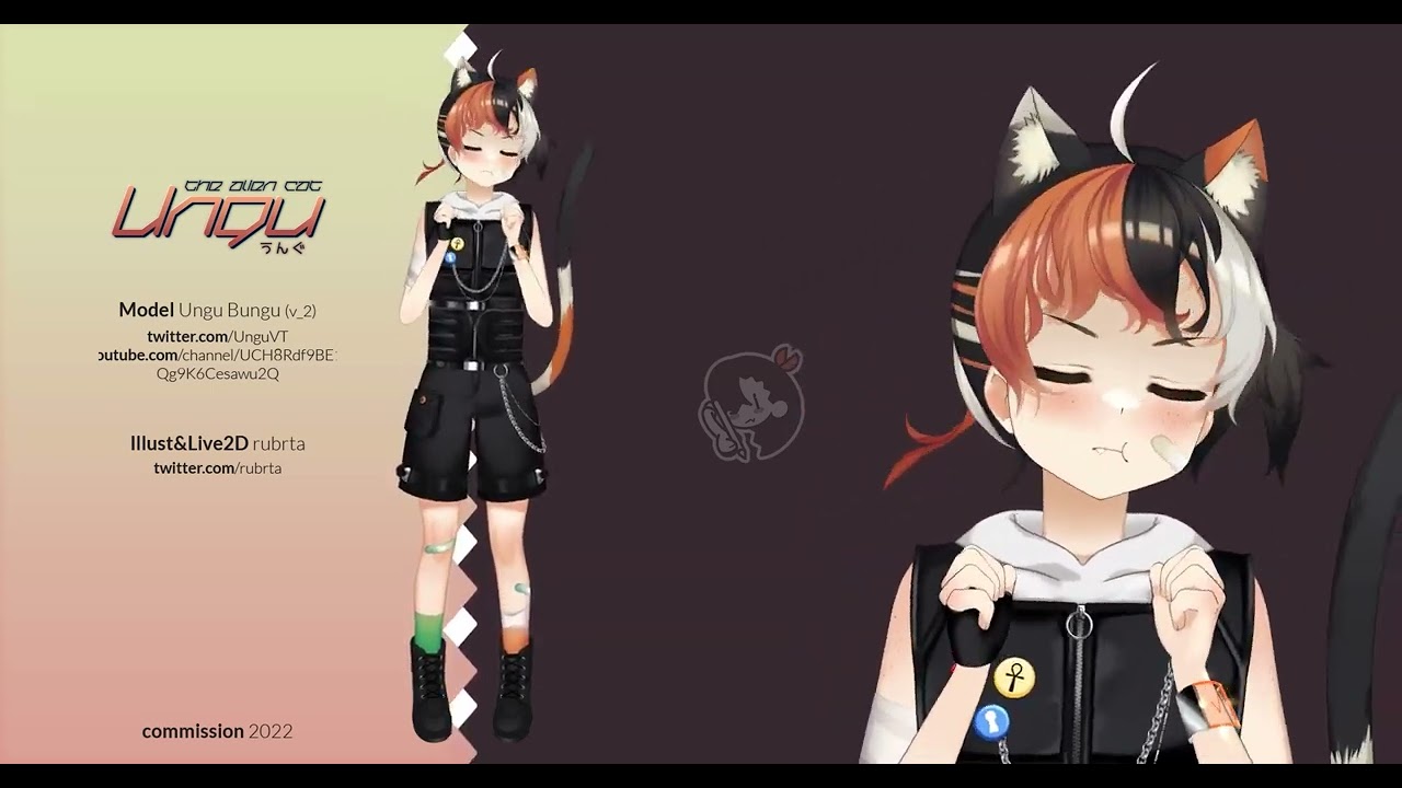 【 Vtuber Showcase】Ungu v_2【Live2D】【CSP】