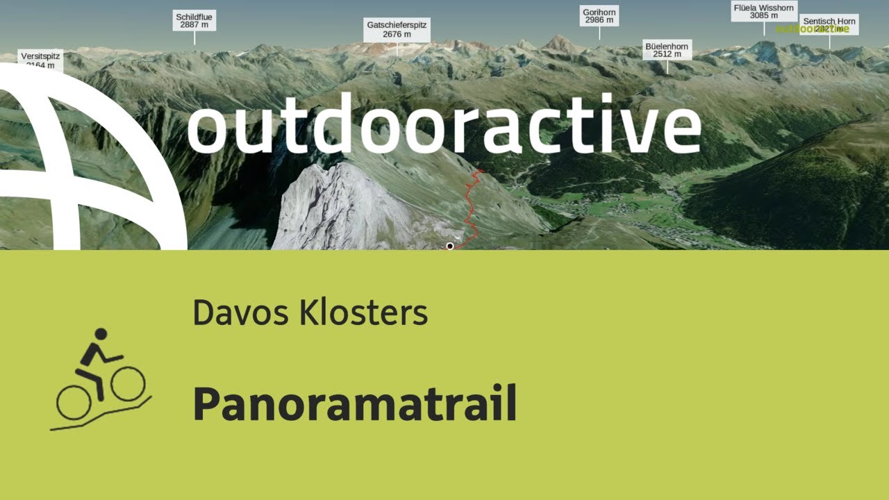 Mountainbike-tour in Davos Klosters: Panoramatrail