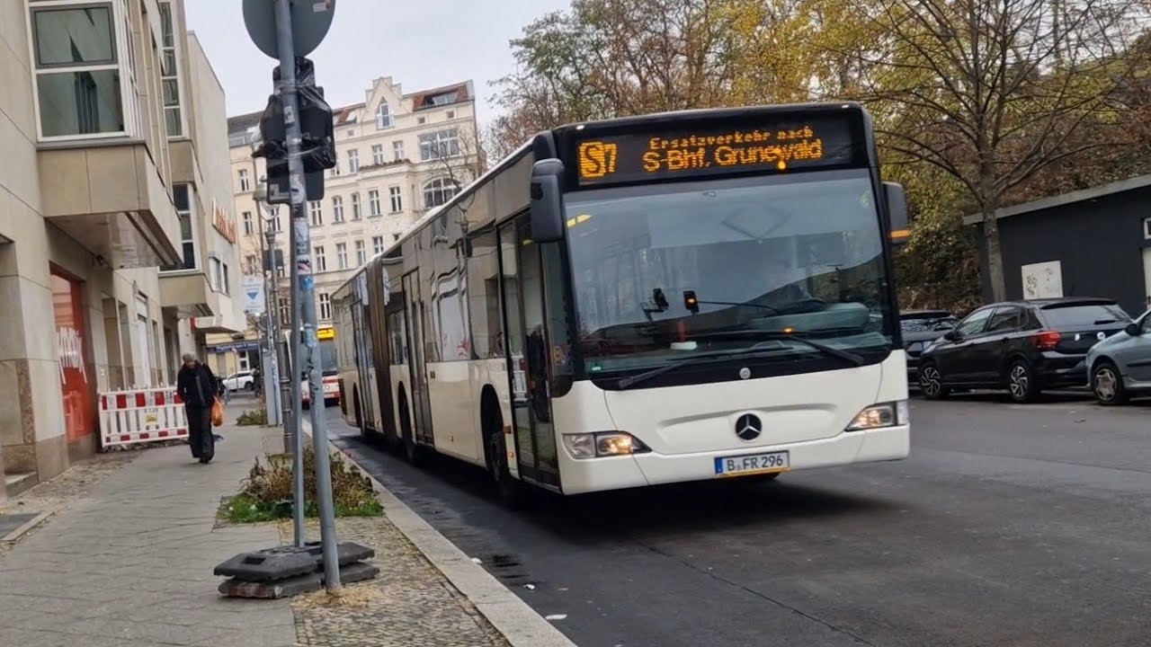 S-Bahn Berlin SEV | Mitfahrt im kompl. S7 von U Wilmersd. Str./S Charlottenb. bis S Grunew. im 0530G