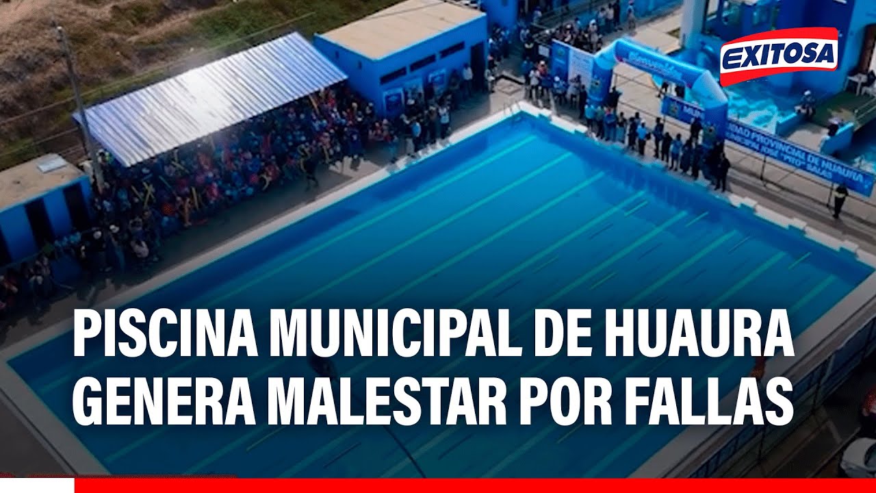 🔴🔵 Huaura: Piscina municipal genera malestar por fallas