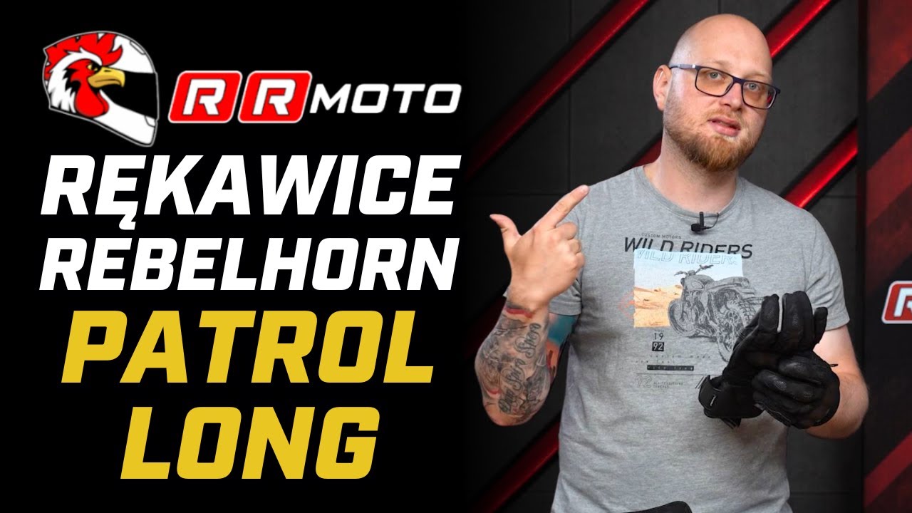 REBELHORN PATROL LONG - rękawice szosowo-turystyczne